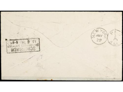 ✉ COLONIAS ESPAÑOLAS: CUBA. 1878. HABANA a ALEMANIA. 25 cts.