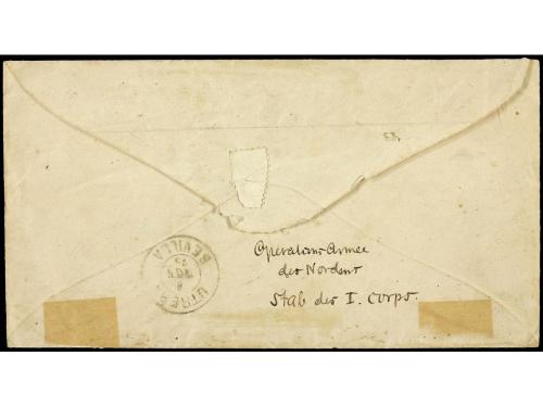 ✉ ESPAÑA. 1875. GUERRA CARLISTA. Carta enviada a UTRERA. Mar