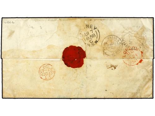 ✉ ITALIA ANTIGUOS ESTADOS: ESTADOS PONTIFICIOS. 1858 (May 20