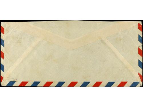 ✉ ESPAÑA. Ed. 947(3), 1131. 1954. GIJON a LA HABANA. Correo 