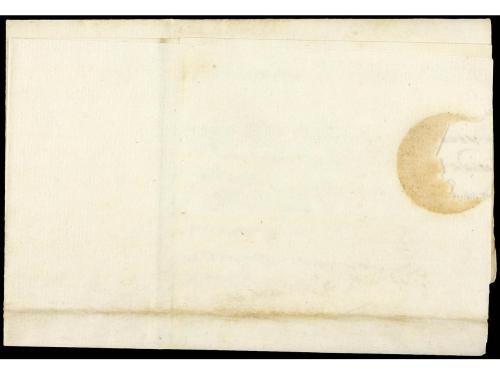 ✉ ESPAÑA: PREFILATELIA. 1828 (21-Marzo). TARRAGONA a BARCELO