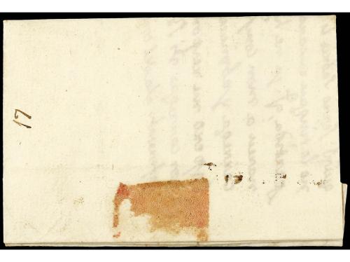 ✉ ESPAÑA: PREFILATELIA. 1778. MANRESA a BERGA. Marca CATALUÑ
