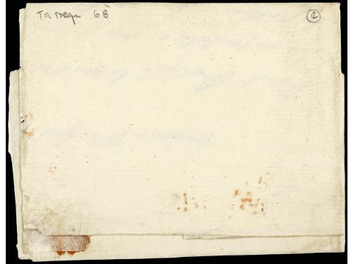 ✉ ESPAÑA: PREFILATELIA. 1834 (13-Agosto). TARREGA a VICH. Ma