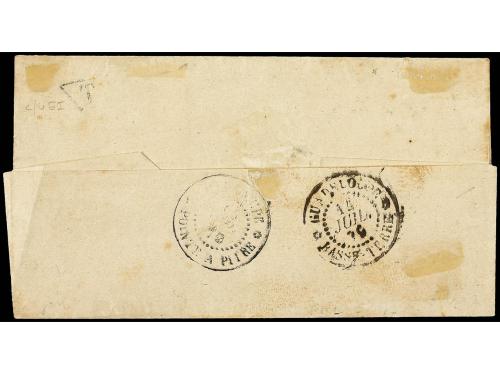 ✉ GUADALUPE. 1879 (July 13). Unpaid local stampless cover us
