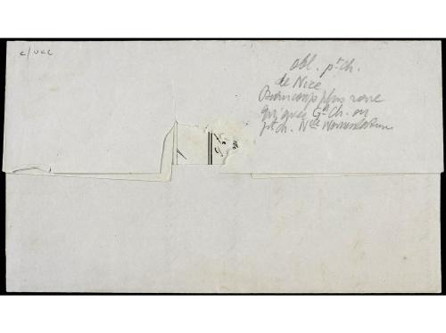 ✉ FRANCIA. 1862 (July 10). Entire letter from MARSEILLE to N