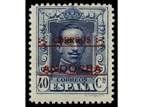 ** ANDORRA. 30 y 40 cts. Dentado 14. MAGNÍFICOS.Cat. 127. 