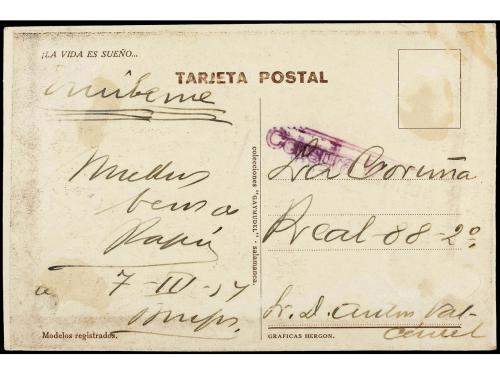 ✉ ESPAÑA GUERRA CIVIL. 1937 (Marzo). TARJETA POSTAL ´La Vida