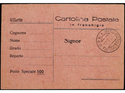 ✉ ESPAÑA GUERRA CIVIL. 1938. TROPAS ITALIANAS EN ESPAÑA. Con