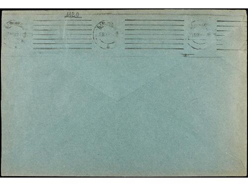 ✉ ESPAÑA GUERRA CIVIL. 1937. BARCELONA correo interior. 25 c