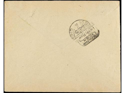 ✉ MARRUECOS. 1925. LARACHE a MADRID. Serie completa circulad