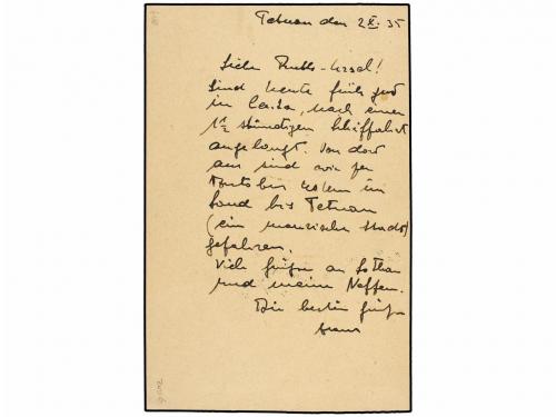 ✉ MARRUECOS. 1935. TETUAN a ALEMANIA. Entero Postal de 15 ct