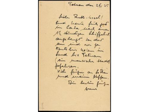 ✉ MARRUECOS. 1935. TETUAN a ALEMANIA. Entero Postal de 15 ct