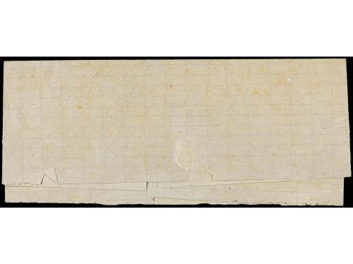 ✉ MARRUECOS. 1872. Gran fragmento de carta dirigida a J. Bru