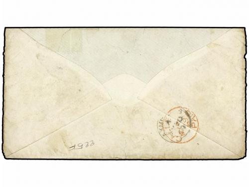 ✉ CEILAN. Sg. 58,60. 1869. COLOMBO a GRAN BRETAÑA. 3 p. rosa