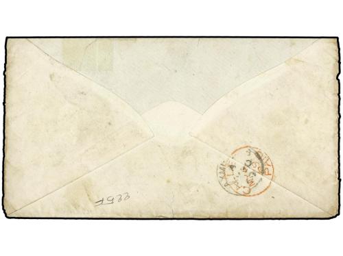 ✉ CEILAN. Sg. 58,60. 1869. COLOMBO a GRAN BRETAÑA. 3 p. rosa