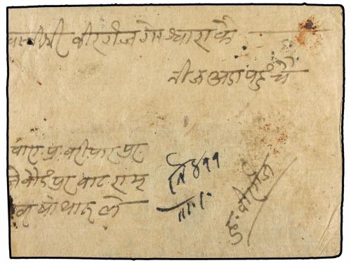 ✉ NEPAL. 1944 (Jan.). KALAIYA to BIRGANJ. Registered cover f