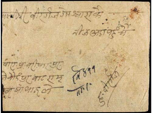 ✉ NEPAL. Mi. 50. 1944 (Jan.). KALAIYA to BIRGANJ. Registered
