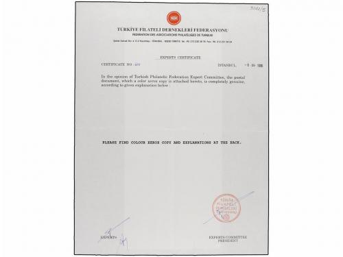 ✉ TURQUIA. 1591 (February 20). CONSTANTINOPLA to MADRID. Ent