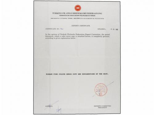 ✉ TURQUIA. 1680 (June 30). SMYRNE to CONSTANTINOPOLI. Entire