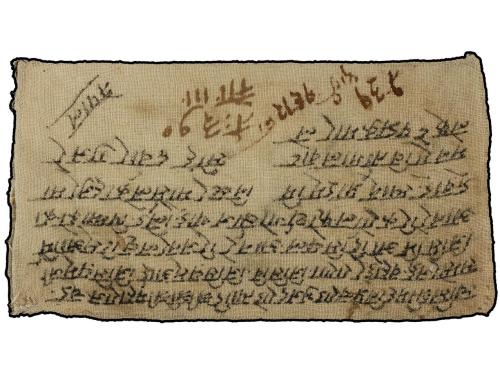 ✉ NEPAL. Mi. 22 (2), 23 (2). 1912 (Feb.). JALESWAR to KATHMA
