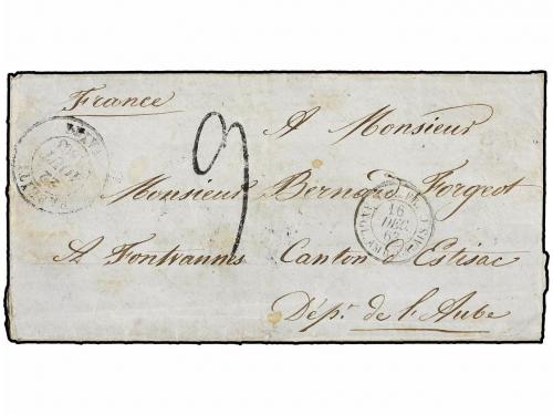 ✉ POLINESIA FRANCESA. 1863. Entire letter datelined inside &#39;