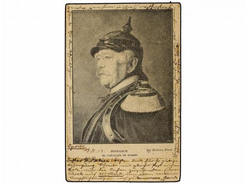 ✉ PORTUGAL. Af. 126, 127, 128. 1903. PORTO a ALEMANIA. 2 1/2