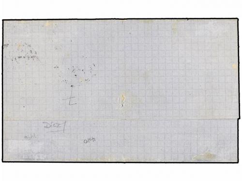 ¿ URUGUAY. 1802. MONTEVIDEO a BUENOS AIRES. 60 cts. castaño