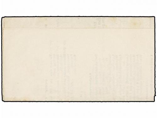 ✉ PUERTO RICO. 1874. PONCE a LONDRES. Impreso circulado con 