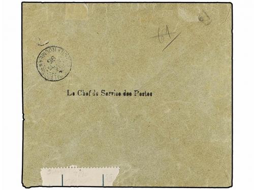 ✉ TAHITI. Yv. 12 (2) + 24 (3). 1893. PAPEETE to NOUMEA. 15 c