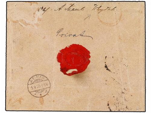 ✉ BENIN. 1895. WHYDAH. GRAND POPO to GERMANY. Cover sent via