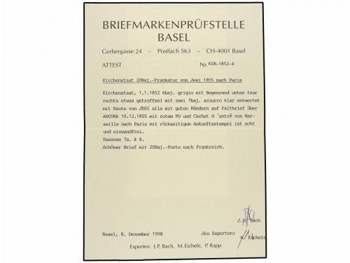 ✉ ITALIA ANTIGUOS ESTADOS: ESTADOS PONTIFICIOS. Sa. 7, 8 (2)