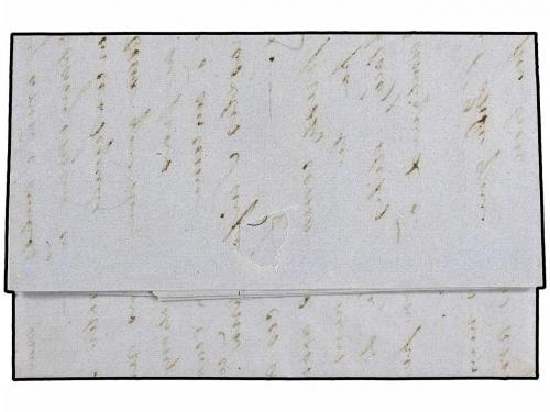 ✉ MOZAMBIQUE. 1857 (27-Agosto). MARSELLA a MOZAMBIQUE. Carta