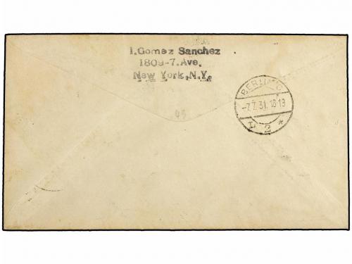 ✉ ZEPPELIN. 1931 (18-V). HOLANDA. ROTTERDAM a ALEMANIA con f