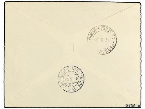 ✉ ZEPPELIN. 1933 (23-IX). HOLANDA. ESSEN a PERNAMBUCO (Brasi