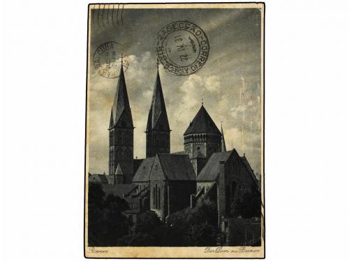 ✉ CUBA. 1931 (30-I). ALEMANIA a LA HABANA. Circulada con sel