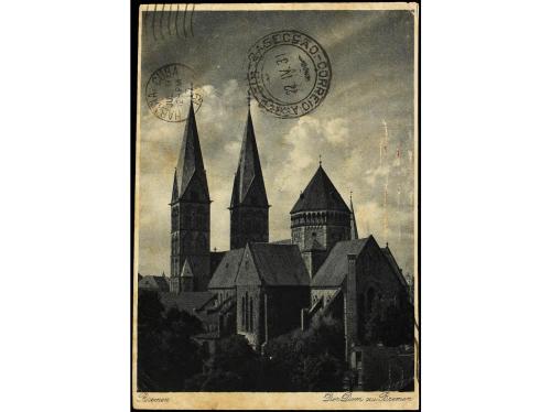 ✉ CUBA. 1931 (30-I). ALEMANIA a LA HABANA. Circulada con sel