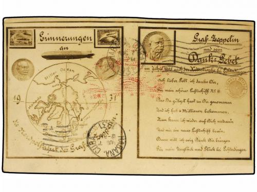 ✉ CUBA. 1931 (24-VII). ALEMANIA a LA HABANA. Circulada con s