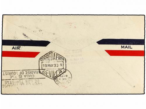 ✉ AUSTRIA. 1930 (8-V). WIEN a LA HABANA vía SEVILLA. Circula