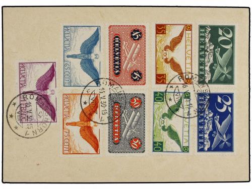 ✉ CUBA. 1930 (16-V). SUIZA a SUIZA vía LA HABANA. Entero pos