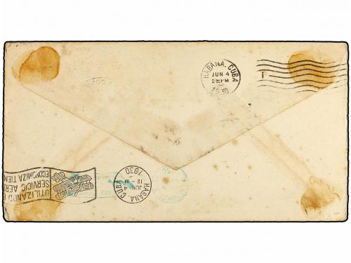 ✉ CUBA. 1930 (24-Mayo). RÍO DE JANEIRO a LA HABANA. Circulad