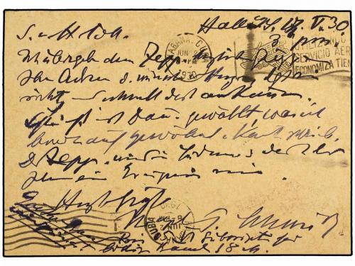 ✉ ZEPPELIN. 1930 (18-5). CUBA. ALEMANIA a LA HABANA. Circula