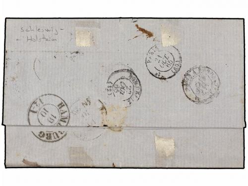 ✉ ALEMANIA ANTIGUOS ESTADOS: SCHLESWIG-HOLSTEIN. 1865. HADER