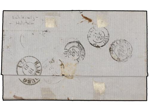 ✉ ALEMANIA ANTIGUOS ESTADOS: SCHLESWIG-HOLSTEIN. 1865. HADER