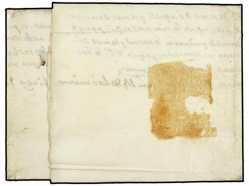 ✉ ESPAÑA: PREFILATELIA. 1832 (13 Abril). Carta sin lugar de 