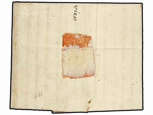 ¿ ESPAÑA: PREFILATELIA. 1762. PALMA a MARSELLA. Marca MALLOR