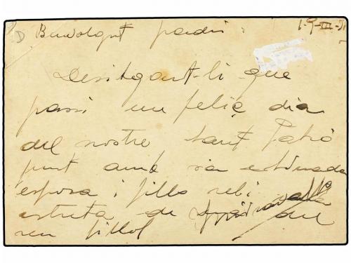 ✉ ESPAÑA GUERRA CIVIL. 1937 (19-Marzo). BARCELONA? a VALENCI