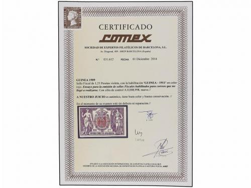 * COLONIAS ESPAÑOLAS: GUINEA. ENSAYO PARA LA HABILITACIÓN DE