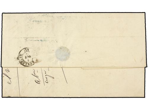 ✉ ESPAÑA. Ed. 141 F, 153. 1874. SANTANDER a SAN SEBASTIÁN. 5