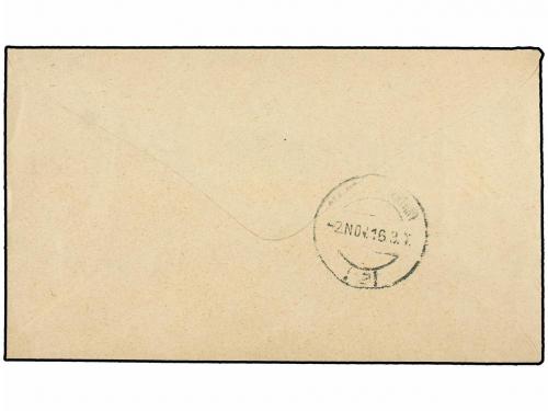 ✉ COLONIAS ESPAÑOLAS: CABO JUBY. Ed. 1A (3), 2A (2). 1916. C