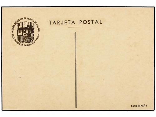 ✉ ESPAÑA GUERRA CIVIL. Tarjeta Postal "EL MANDO ÚNICO ES LA 
